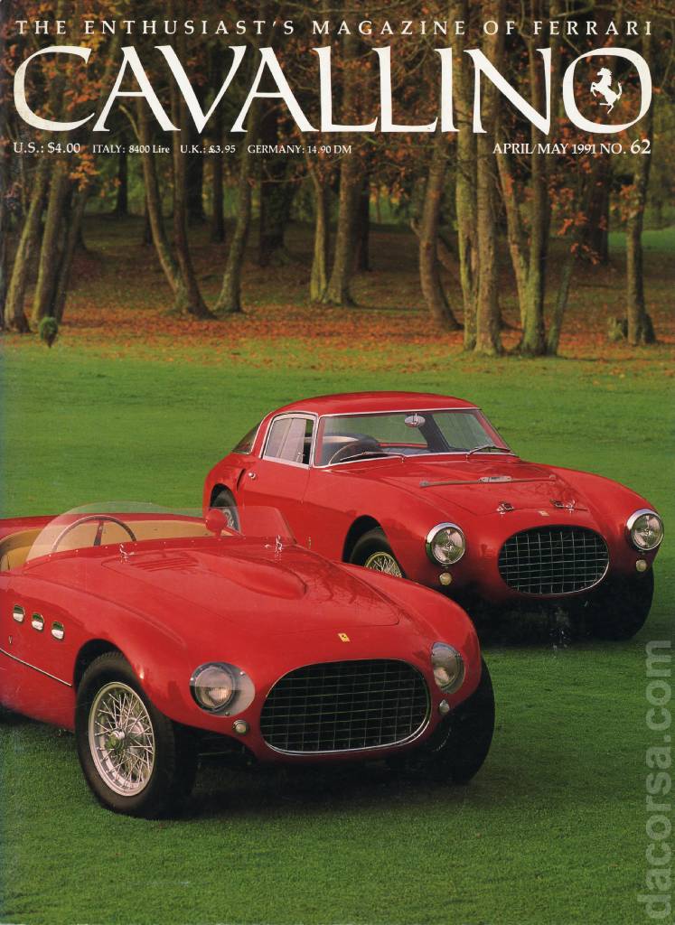 Cover of Cavallino Magazine issue 62, April / May 1991