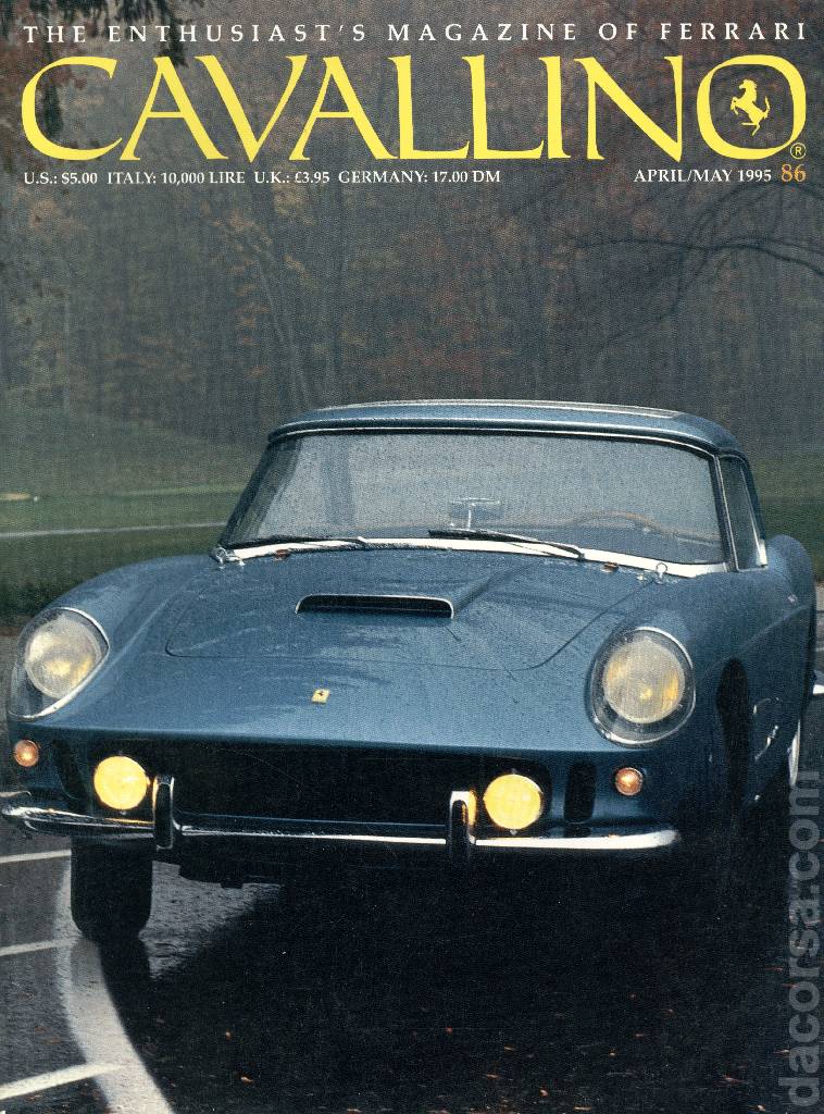 Cover of Cavallino Magazine issue 86, April / May 1995