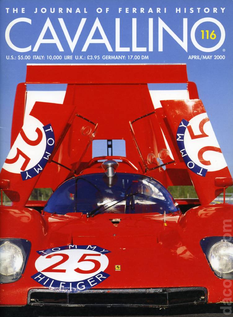Cover of Cavallino Magazine issue 116, April / May 2000