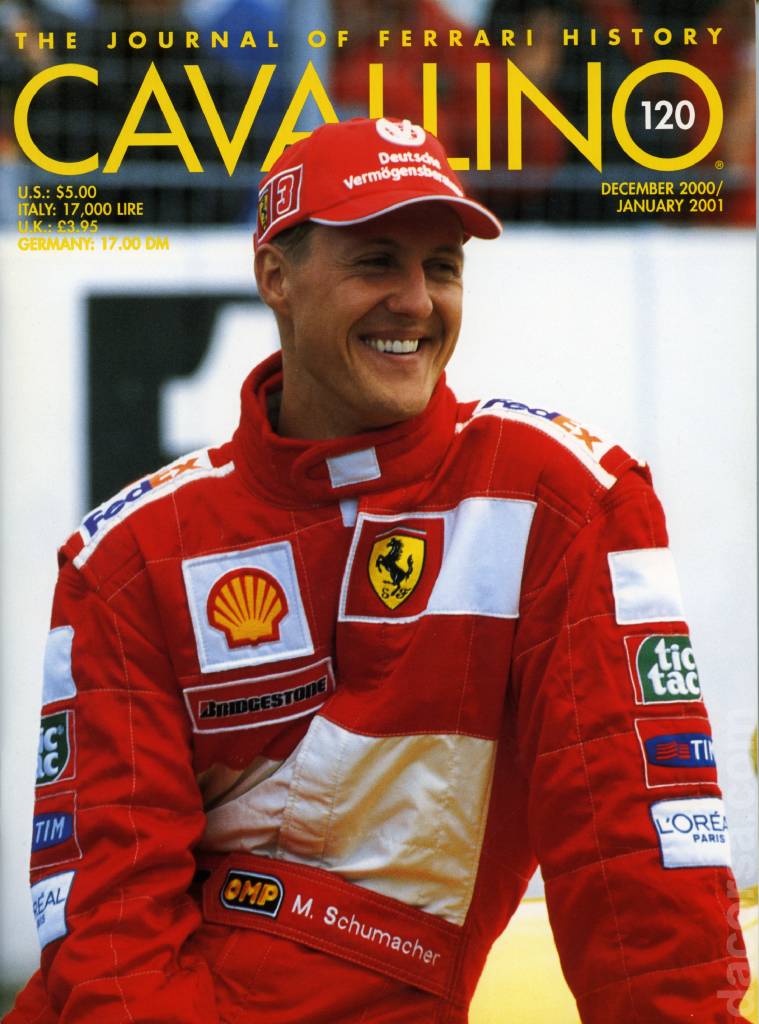 Cover of Cavallino Magazine issue 120, December 2000 / January 2001