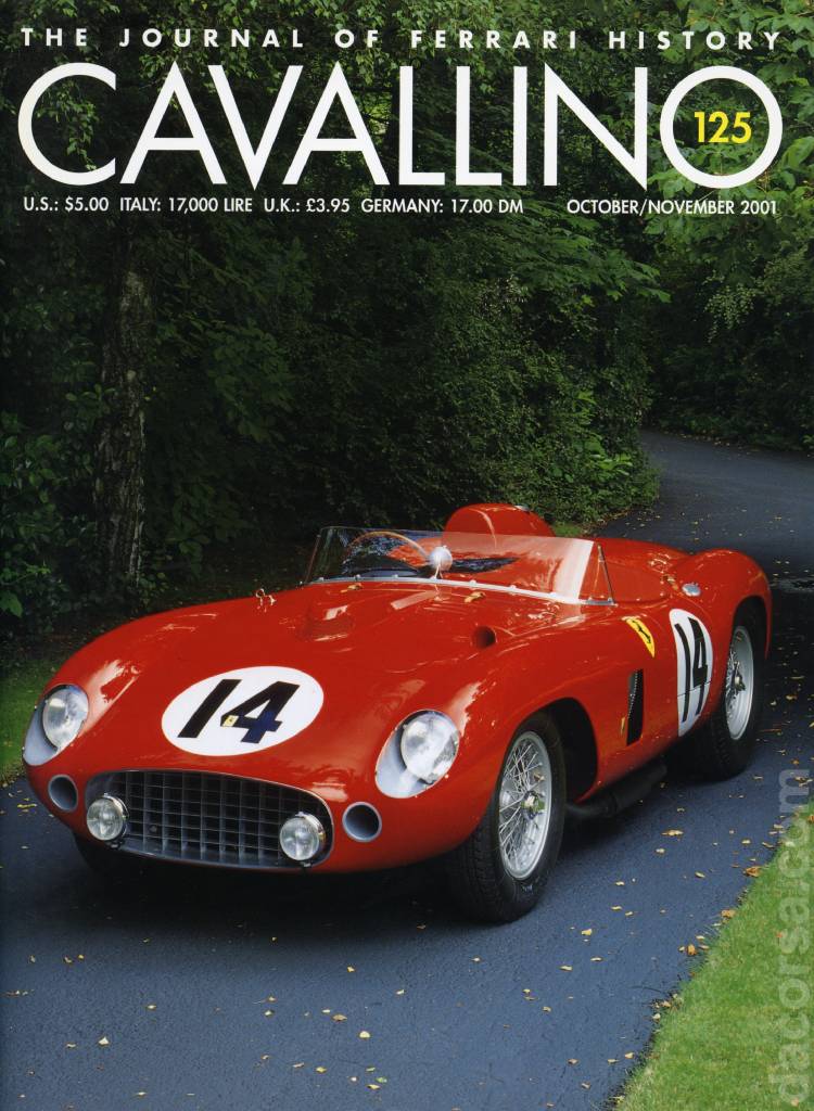 Cover of Cavallino Magazine issue 125, October / November 2001