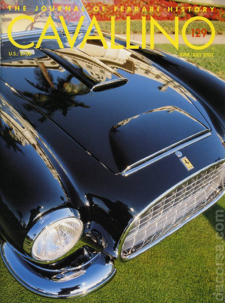 Cover of Cavallino Magazine issue 129, June / July 2002