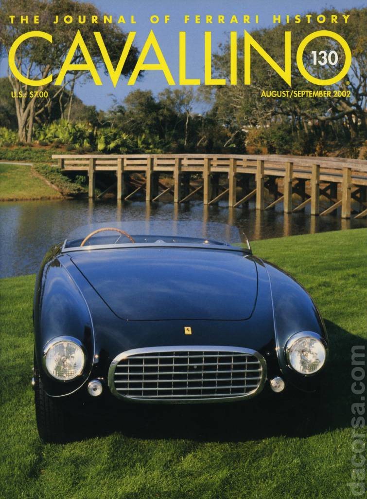 Cover of Cavallino Magazine issue 130, August / September 2002