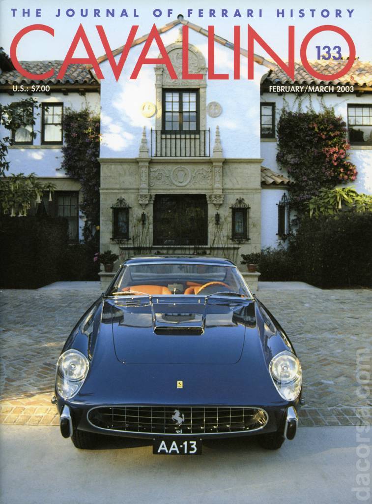 Cover of Cavallino Magazine issue 133, February / March 2003