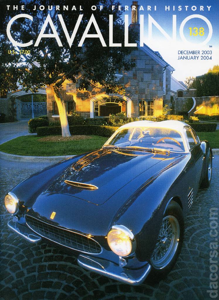 Cover of Cavallino Magazine issue 138, December 2003 / January 2004