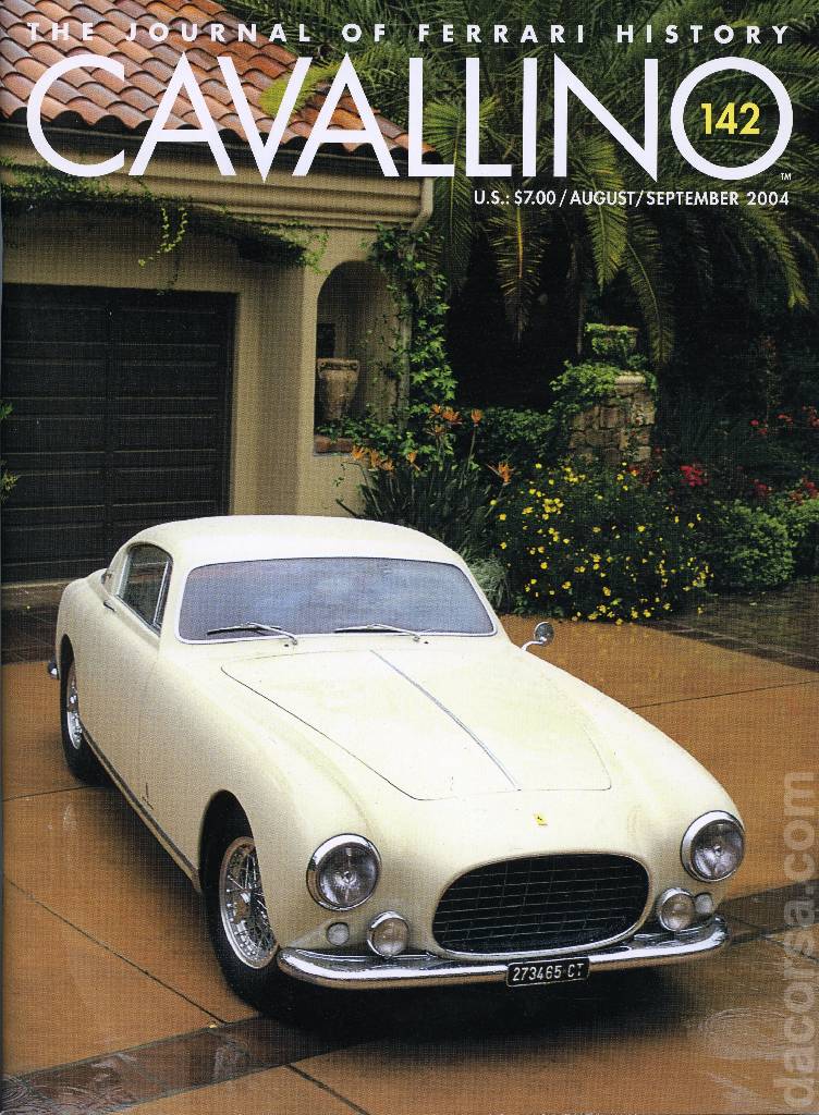 Cover of Cavallino Magazine issue 142, August / September 2004