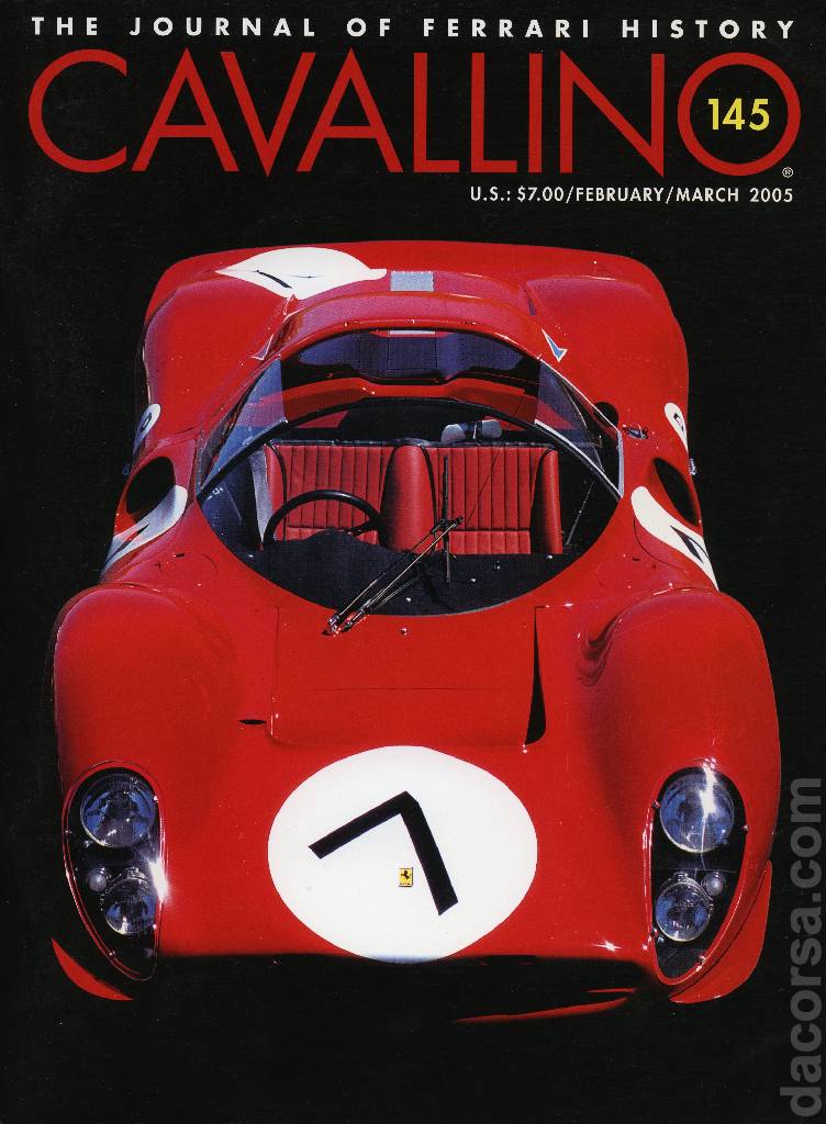 Cover of Cavallino Magazine issue 145, February / March 2005
