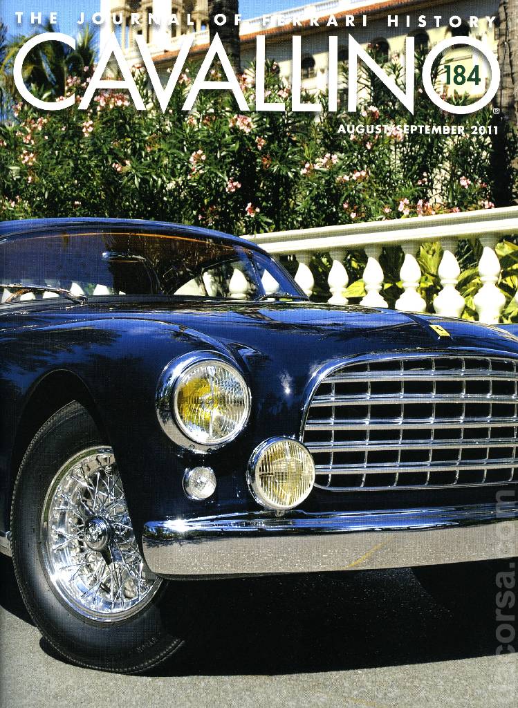 Cover of Cavallino Magazine issue 184, August / September 2011