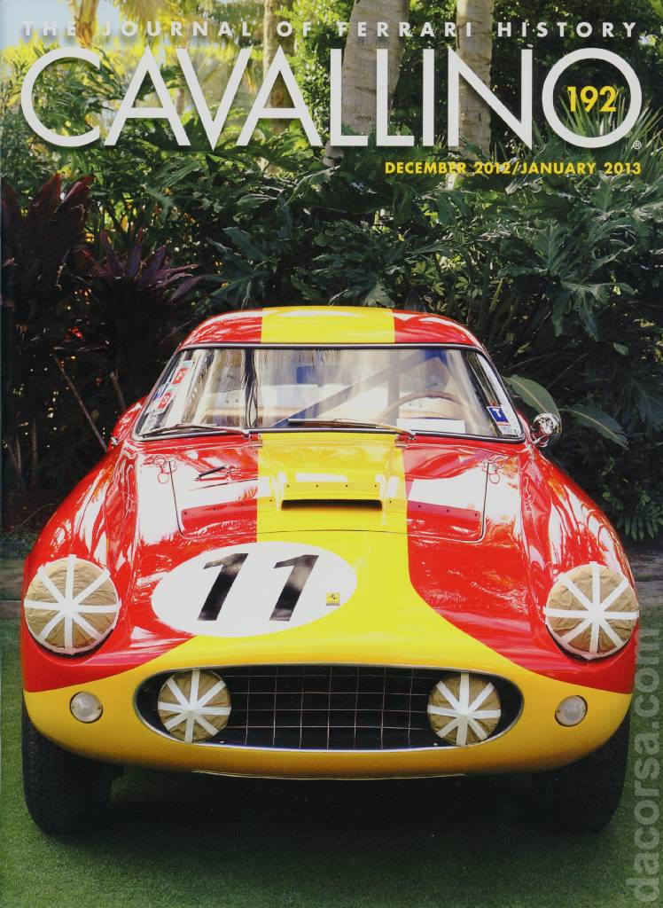 Cover of Cavallino Magazine issue 192, December 2012 / January 2013