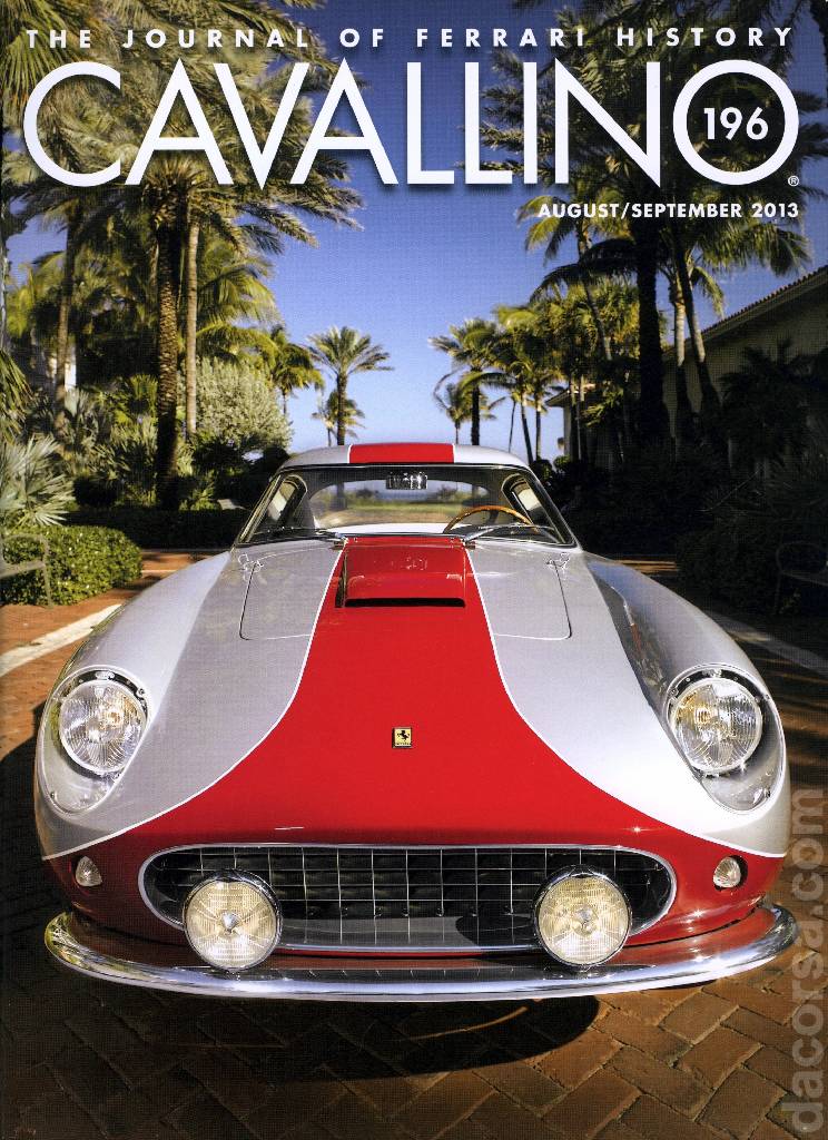 Cover of Cavallino Magazine issue 196, August / September 2013