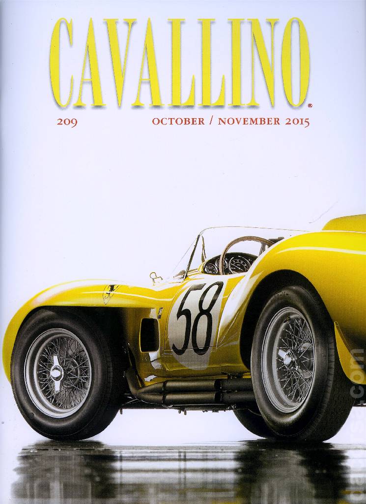 Cover of Cavallino Magazine issue 209, October / November 2015