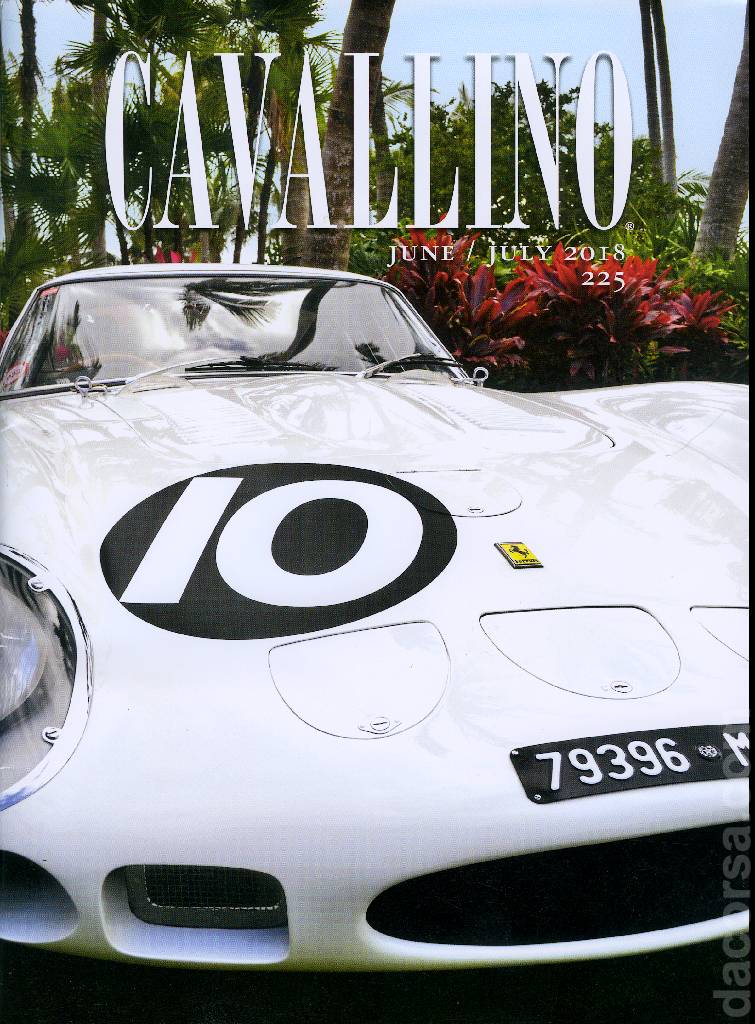 Cover of Cavallino Magazine issue 225, June / July 2018