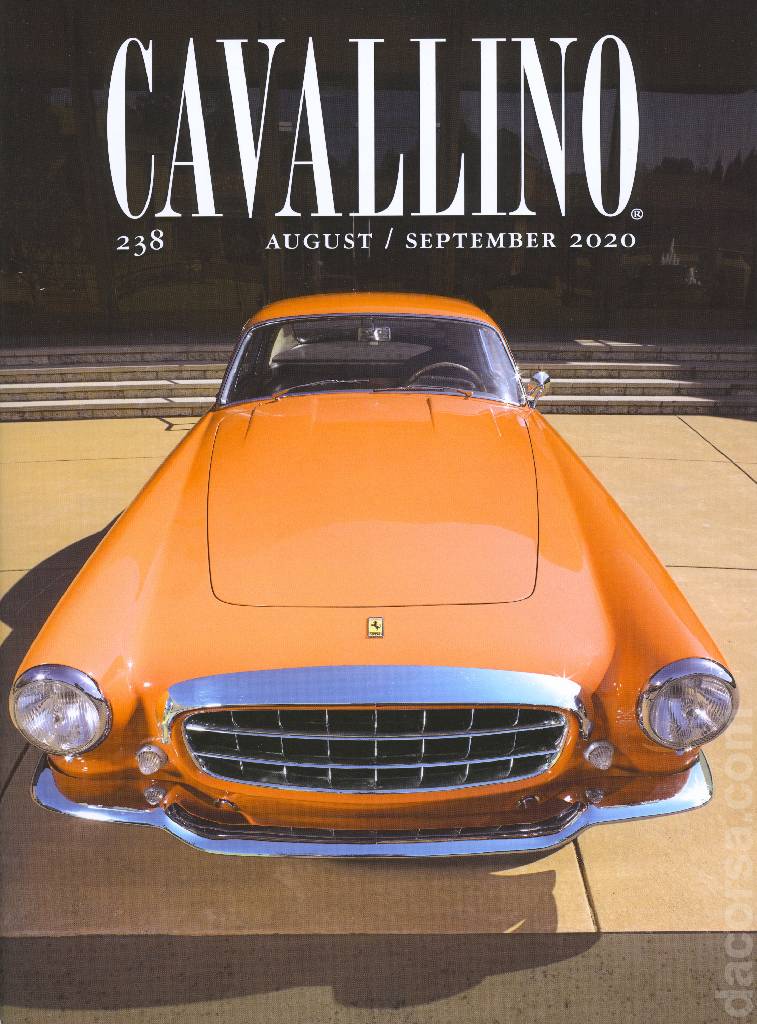 Cover of Cavallino Magazine issue 238, August / September 2020