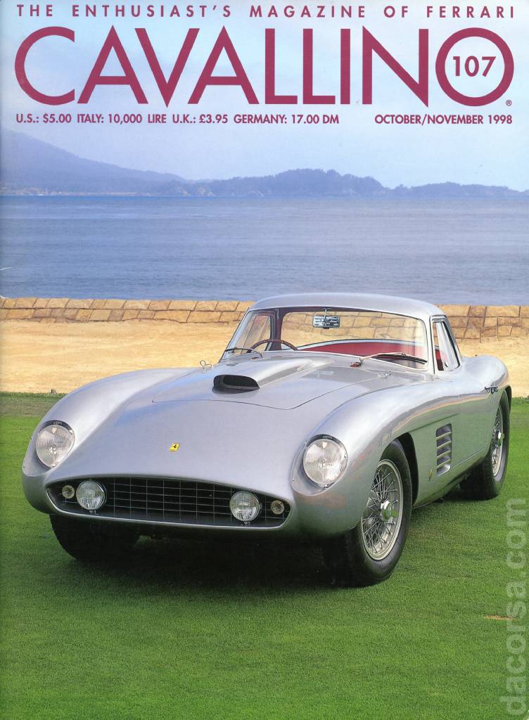 Cover of Cavallino Magazine issue 107, October / November 1998