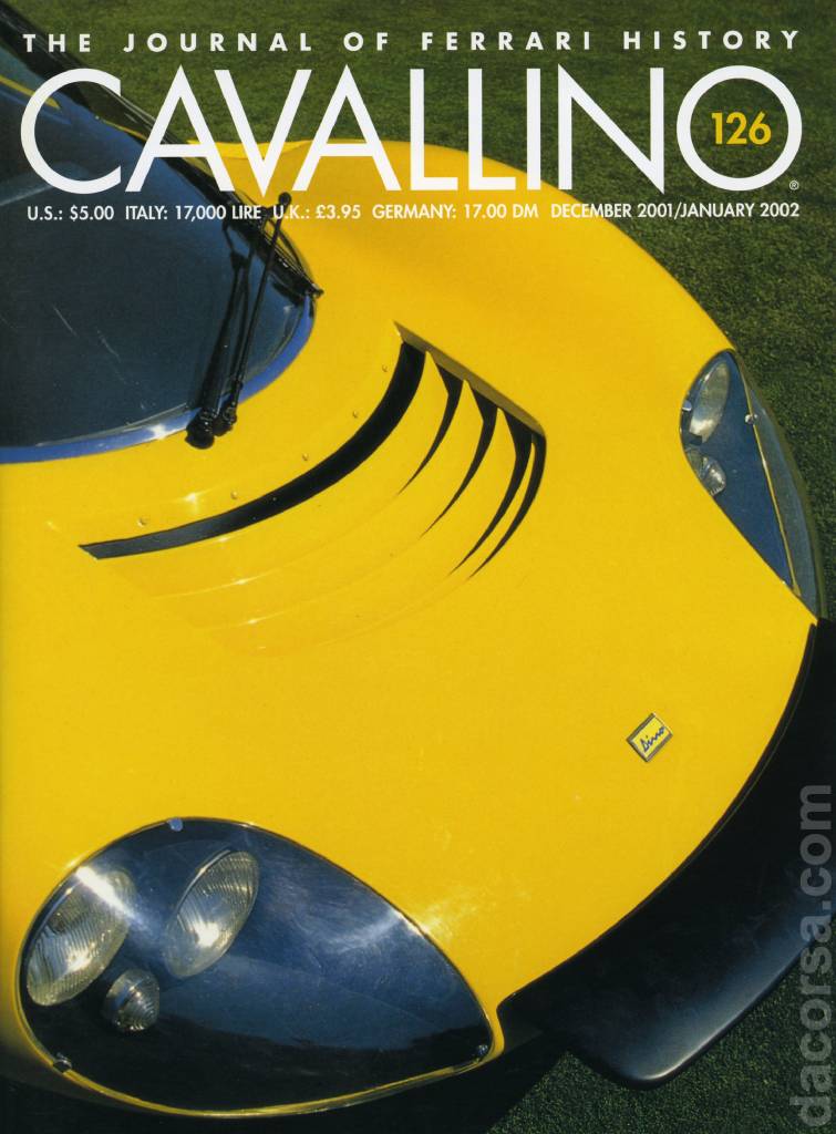 Cover of Cavallino Magazine issue 126, December 2001 / January 2002