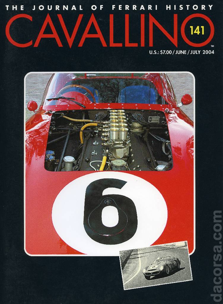 Cover of Cavallino Magazine issue 141, June / July 2004