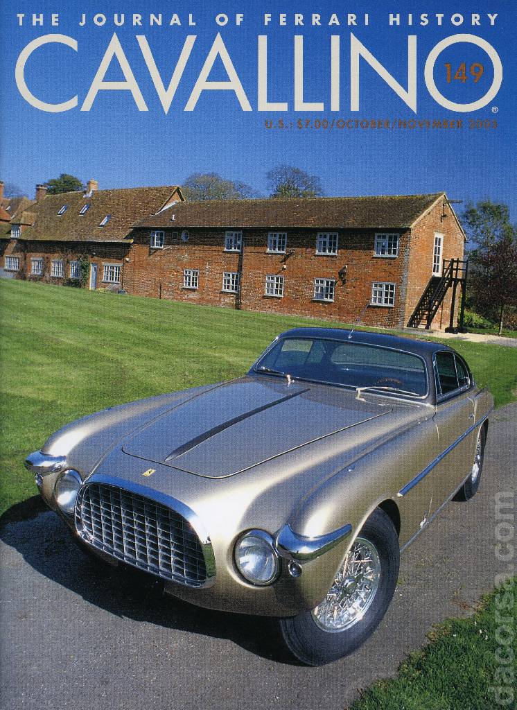 Cover of Cavallino Magazine issue 149, October / November 2005