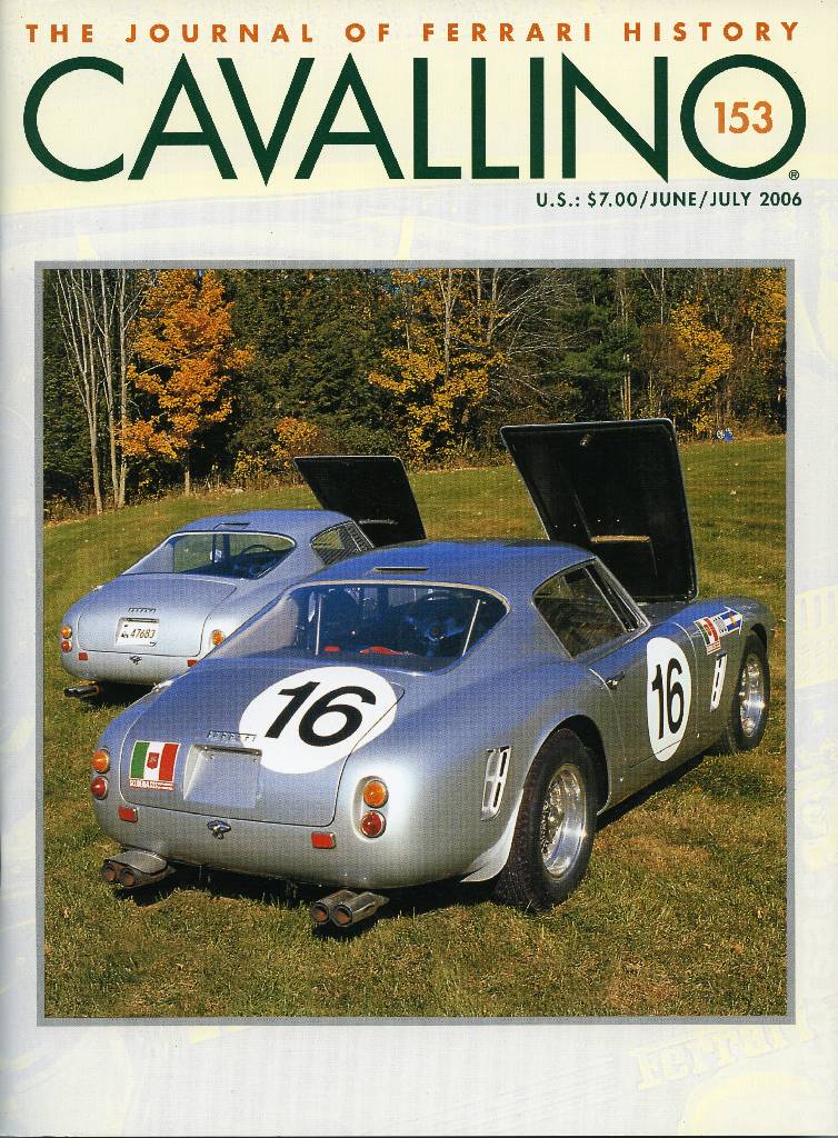 Cover of Cavallino Magazine issue 153, June / July 2006