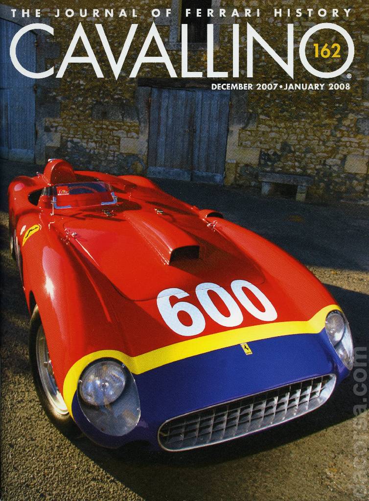 Cover of Cavallino Magazine issue 162, December 2007 / Januari 2008