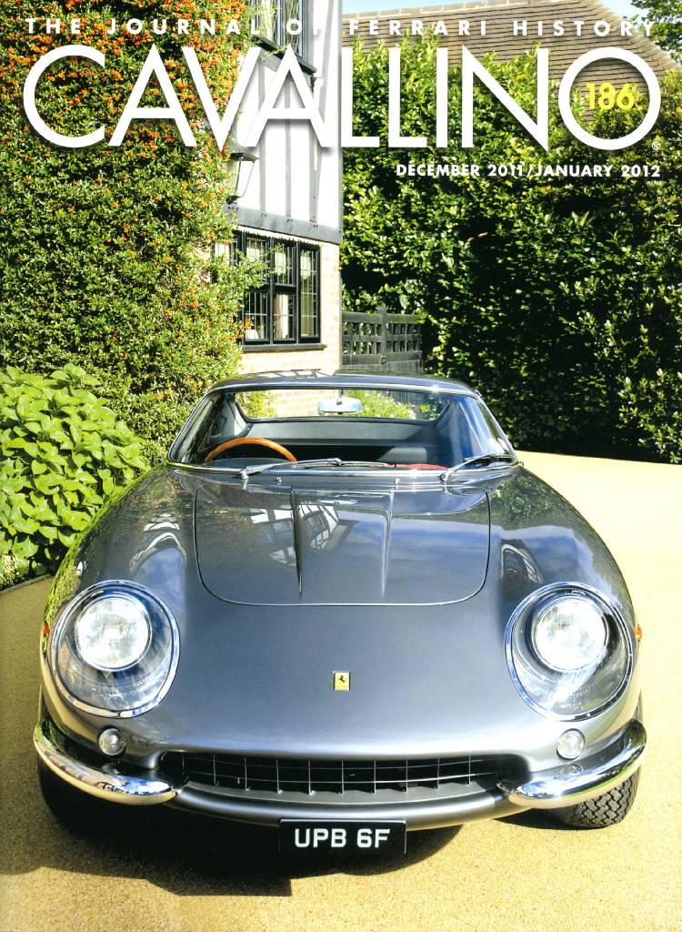 Cover of Cavallino Magazine issue 186, December 2011 / January 2012