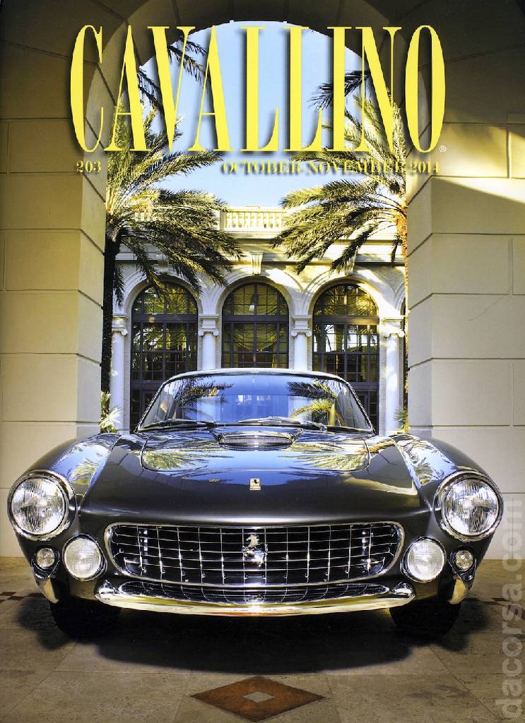 Cover of Cavallino Magazine issue 203, October / November 2014