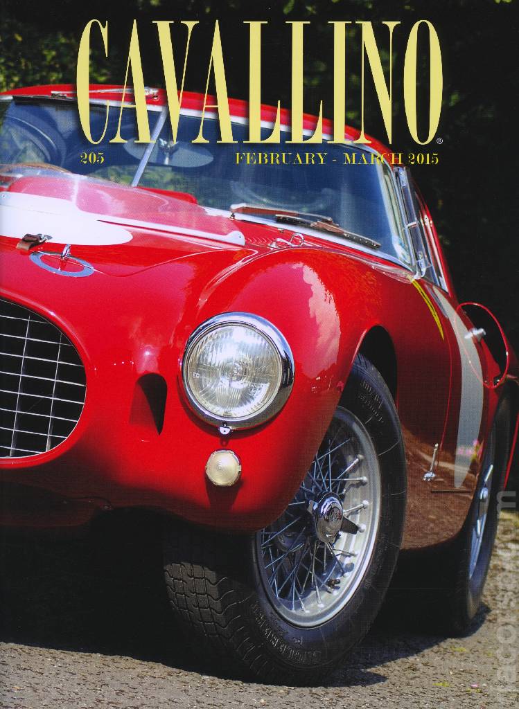 Cover of Cavallino Magazine issue 205, February / March 2015