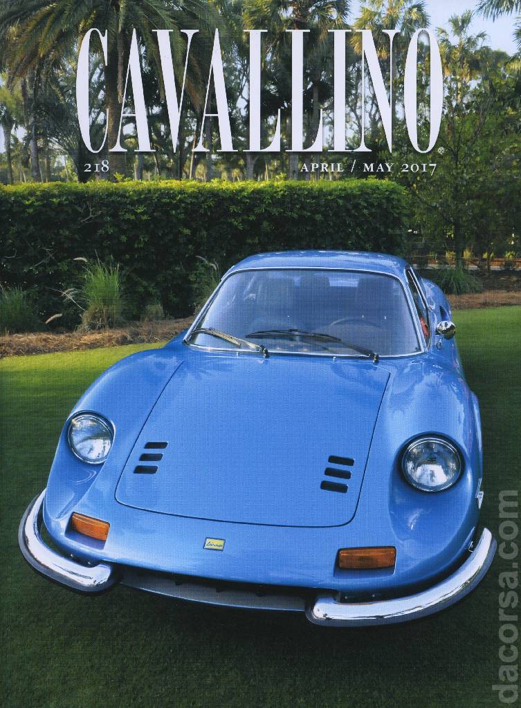 Cover of Cavallino Magazine issue 218, April / May 2017