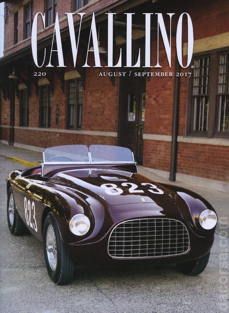 Cover of Cavallino Magazine issue 220, August / September 2017