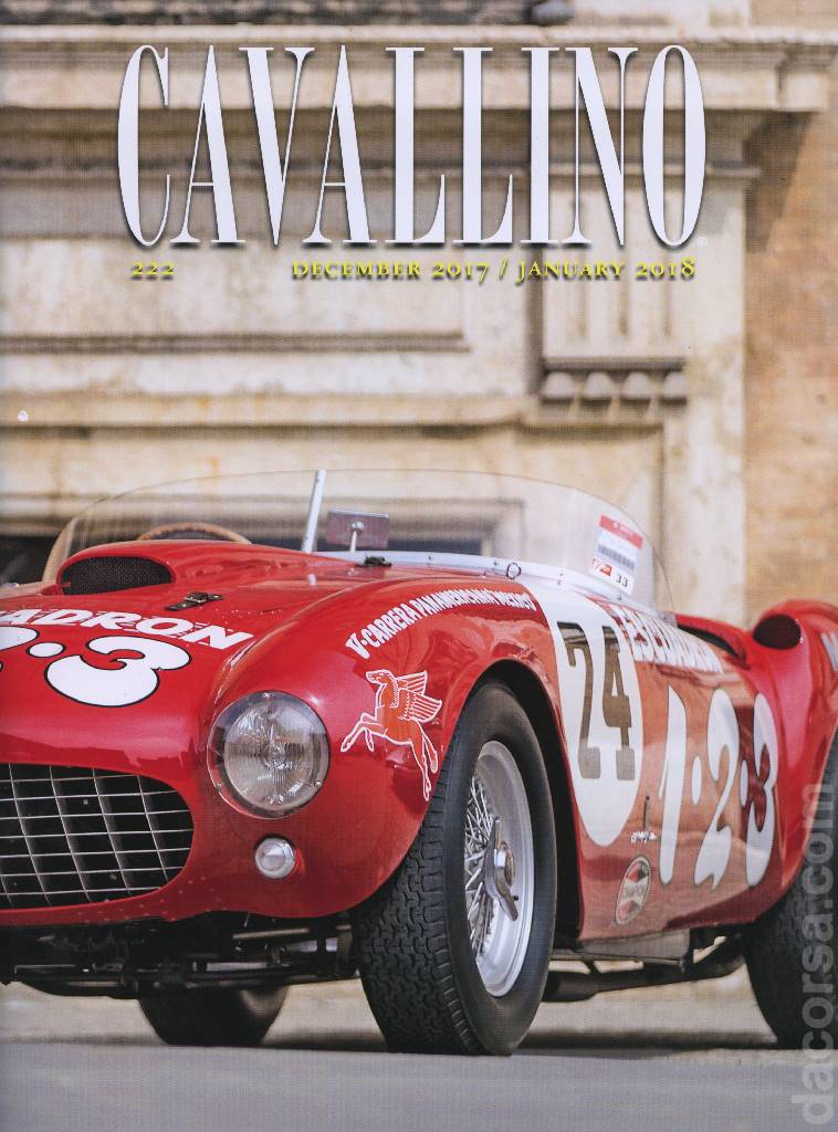 Cover of Cavallino Magazine issue 222, December 2017 / January 2018