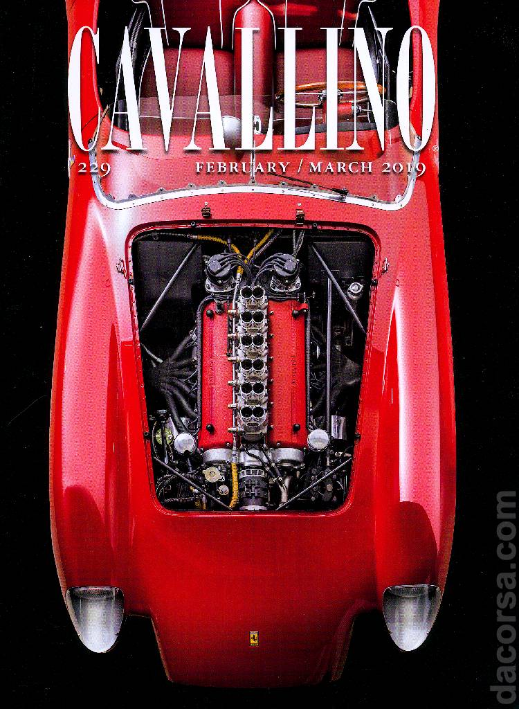 Cover of Cavallino Magazine issue 229, February / March 2019