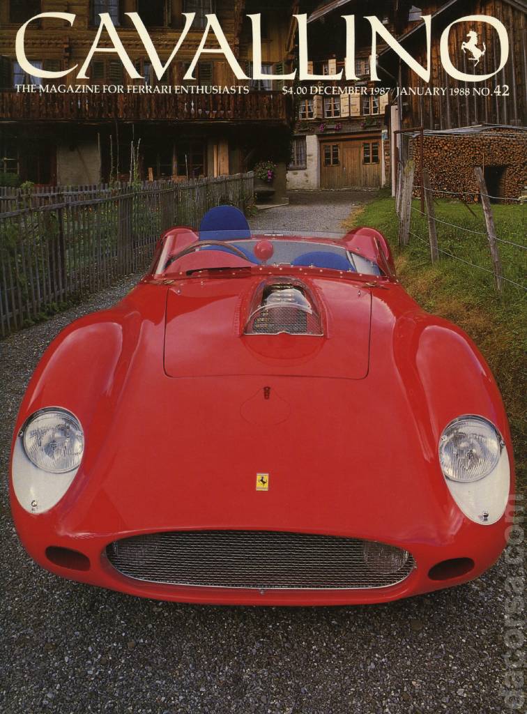 Cover of Cavallino Magazine issue 42, December 1987 / January 1988