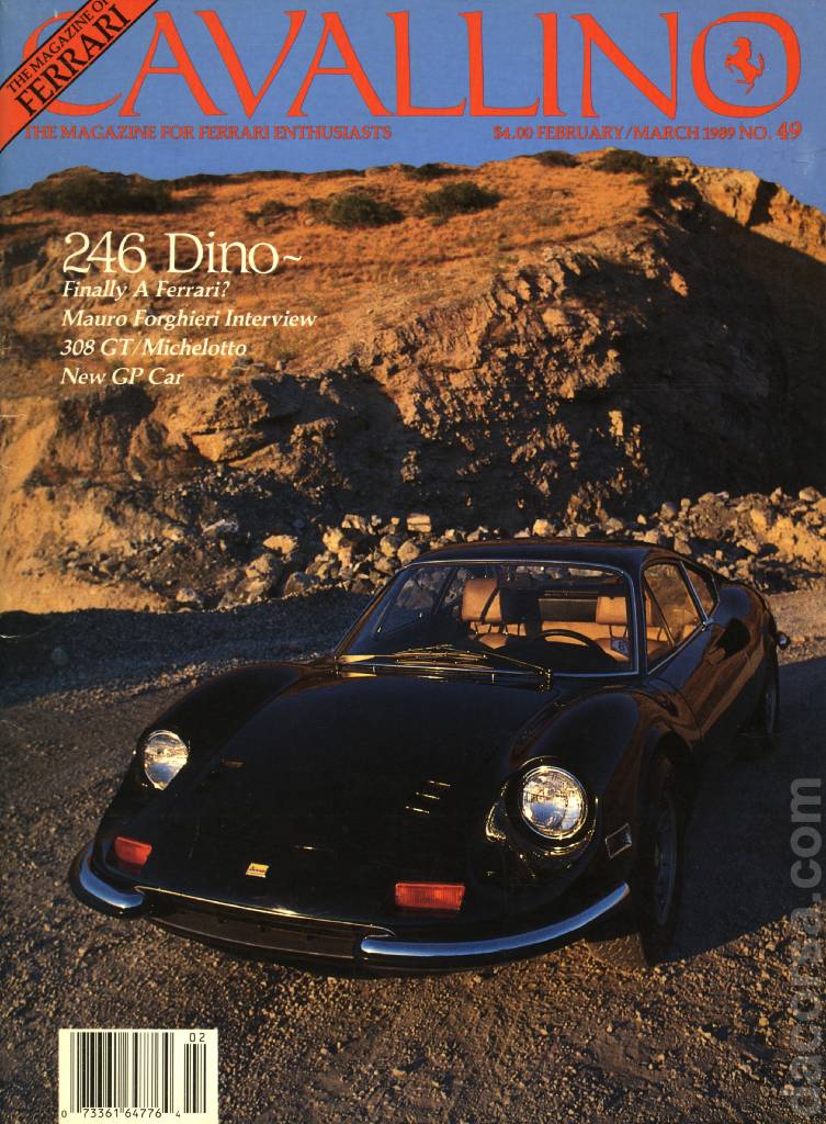 Cover of Cavallino Magazine issue 49, February / March 1989