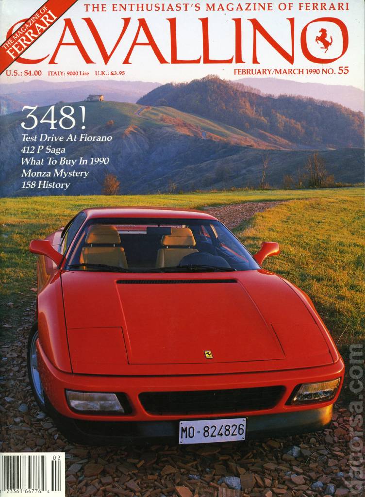 Cover of Cavallino Magazine issue 55, February / March 1990