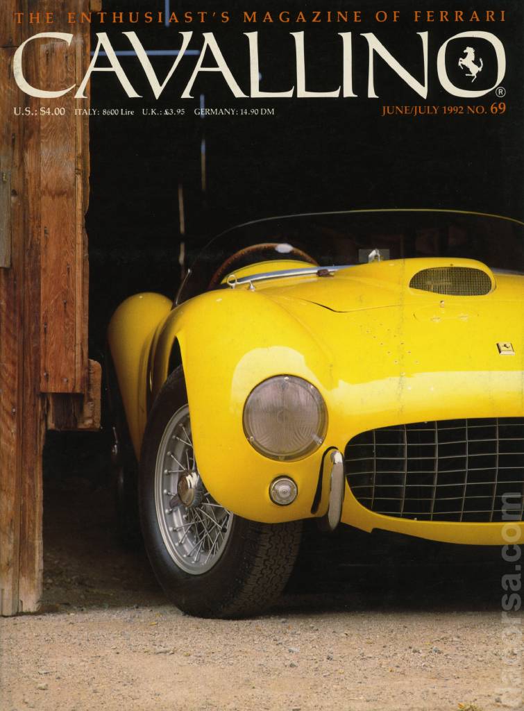 Cover of Cavallino Magazine issue 69, June / July 1992