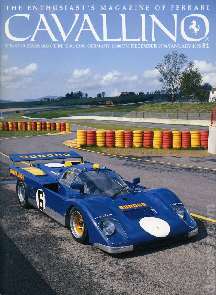 Cover of Cavallino Magazine issue 84, December 1994 / January 1995