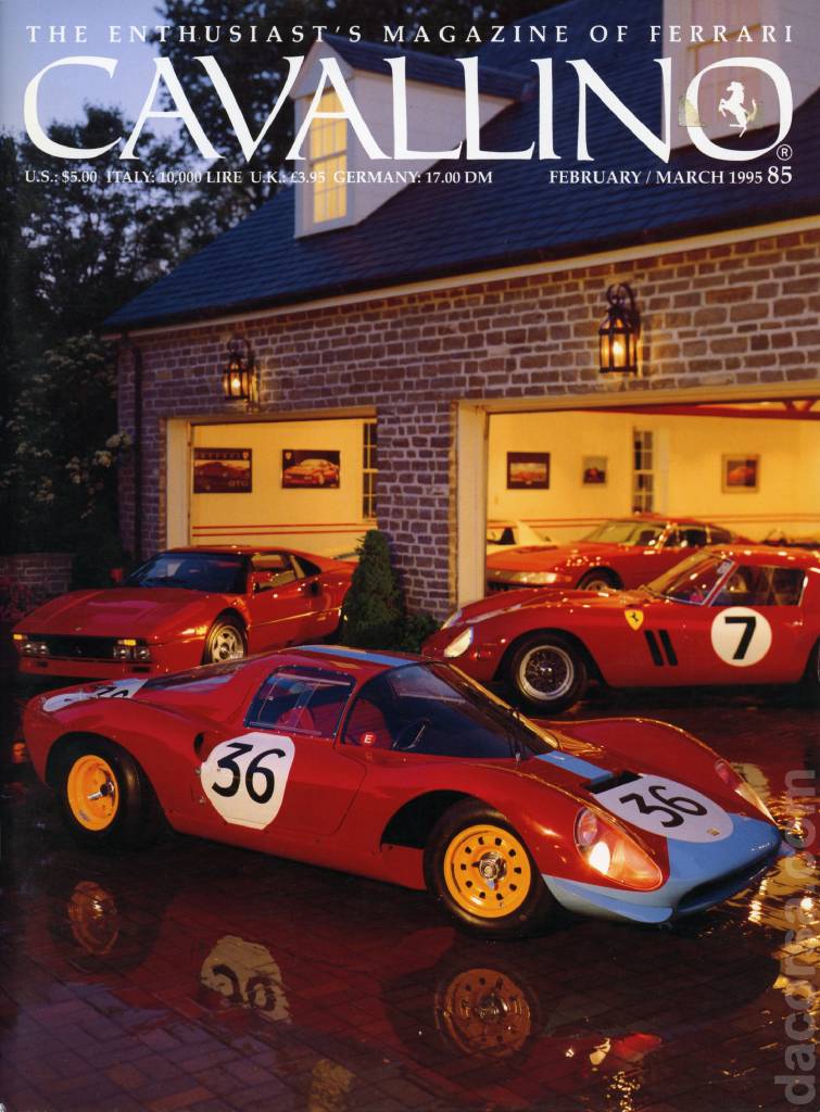 Cover of Cavallino Magazine issue 85, February / March 1995