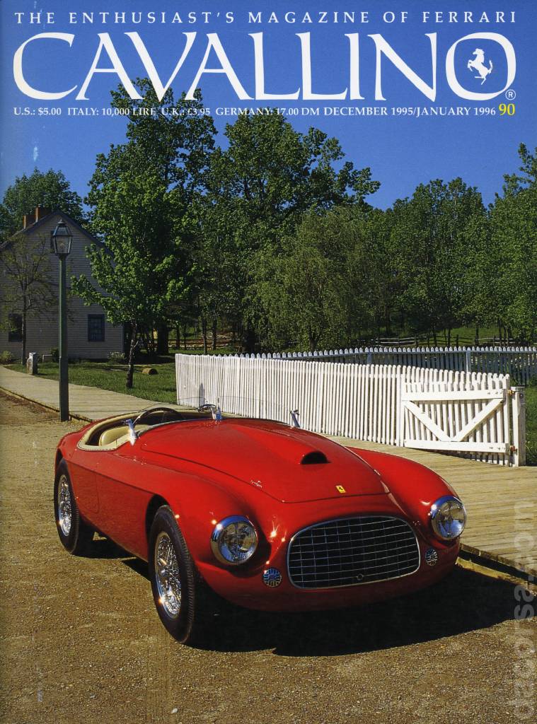 Cover of Cavallino Magazine issue 90, December 1995 / January 1996