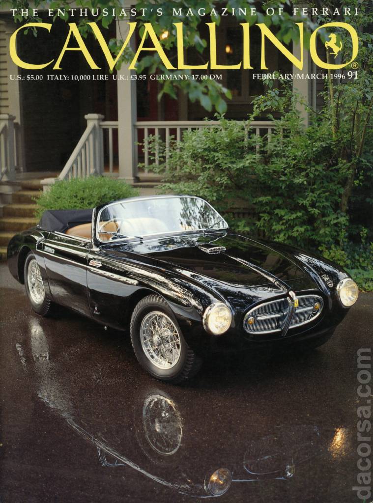 Cover of Cavallino Magazine issue 91, February / March 1996