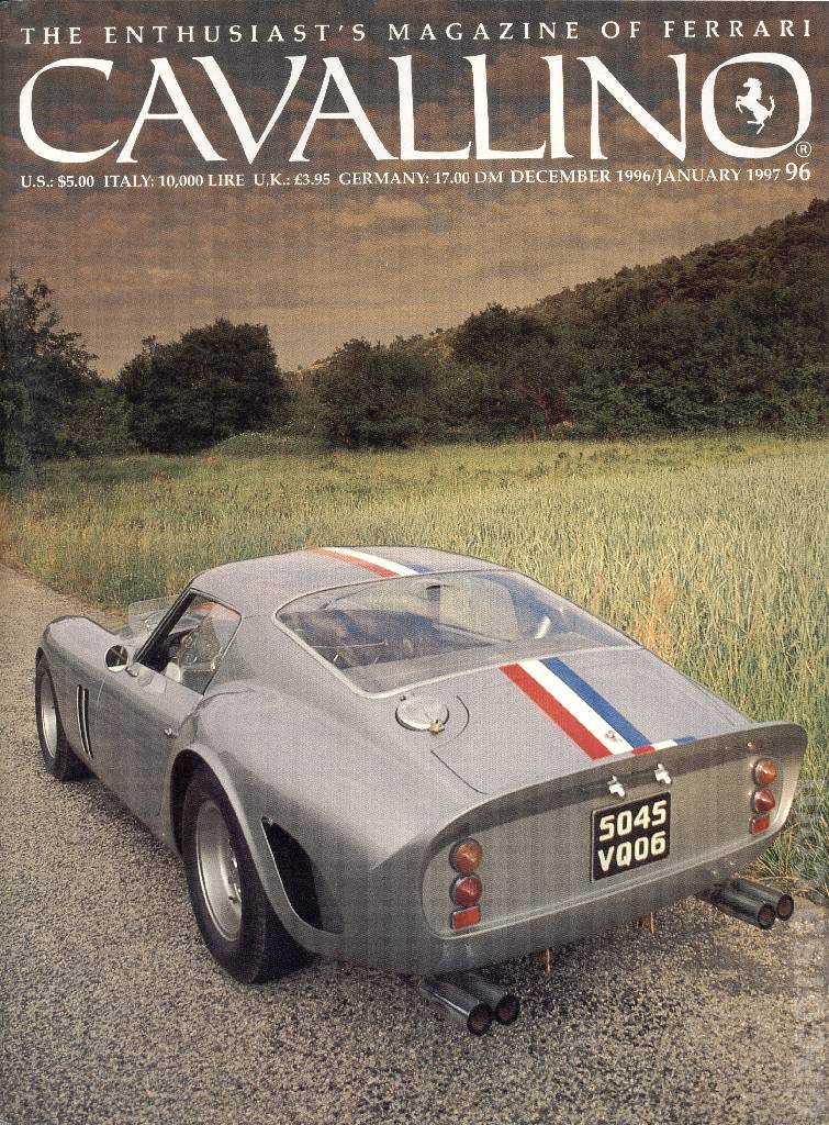 Cover of Cavallino Magazine issue 96, December 1996 / January 1997