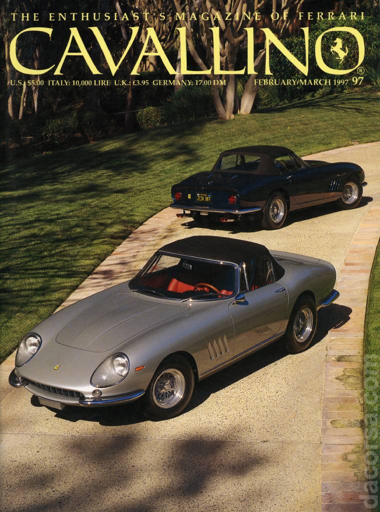 Cover of Cavallino Magazine issue 97, February / March 1997