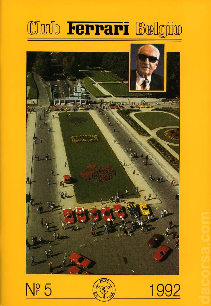 Cover of Club Ferrari Belgio issue 5, Club Ferrari Belgio (1992)