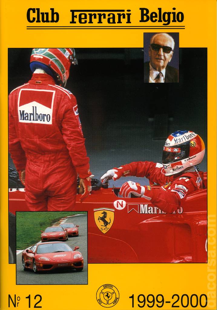 Cover of Club Ferrari Belgio issue 12, Club Ferrari Belgio (1999-2000)