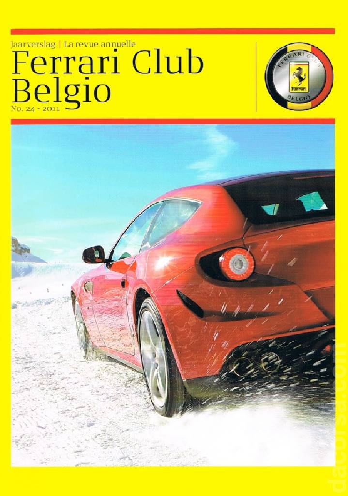 Cover of Club Ferrari Belgio issue 24, Club Ferrari Belgio (2011)