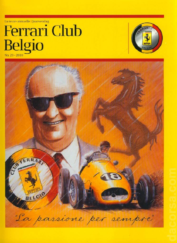 Cover of Club Ferrari Belgio issue 23, Club Ferrari Belgio (2010)