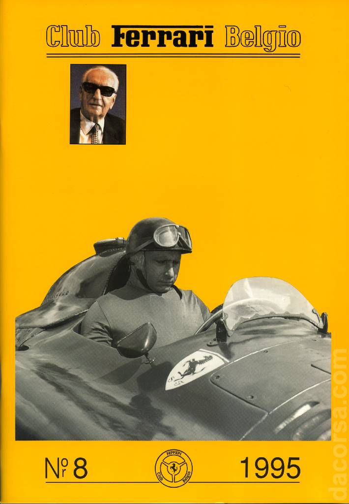 Cover of Club Ferrari Belgio issue 8, Club Ferrari Belgio (1995)