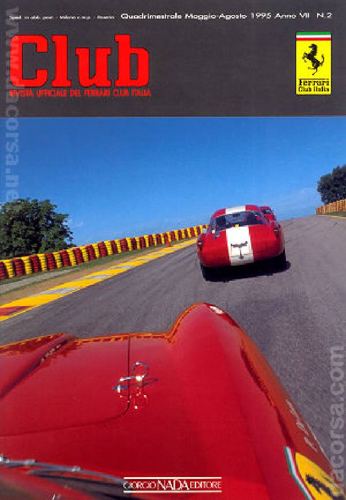 Cover of Ferrari Club Italia issue anno VII-2, anno VII Quadrimestrale Maggio-Agosto (1995)