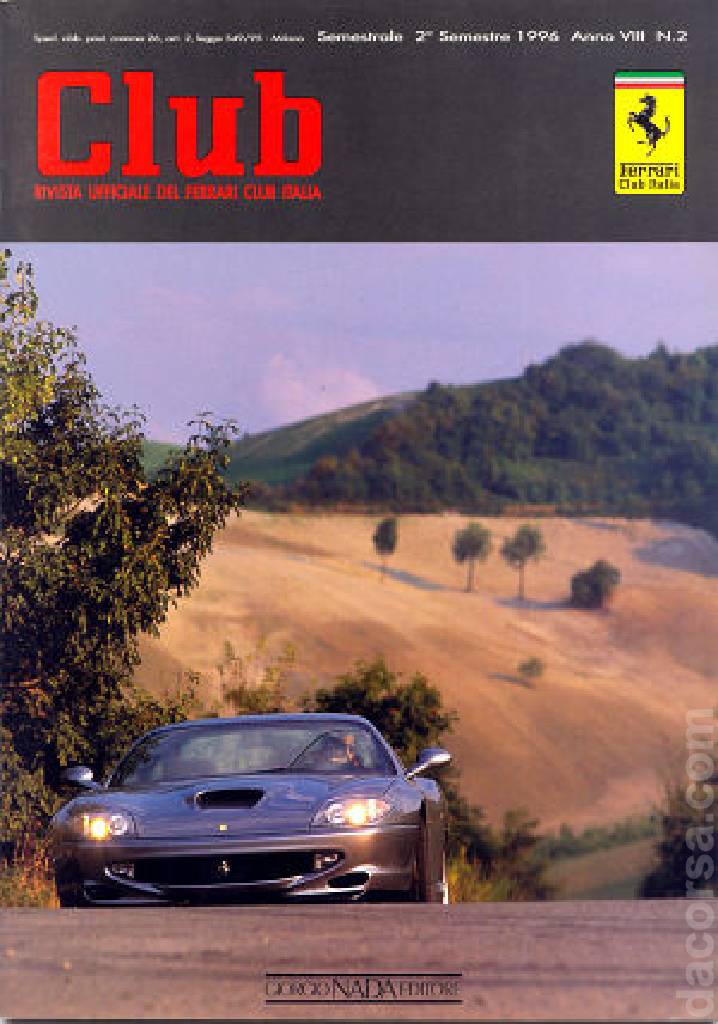 Cover of Ferrari Club Italia issue anno VIII-2, anno VIII (1996)