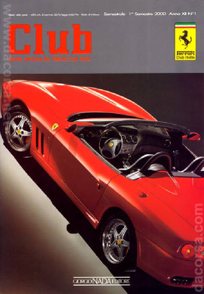 Image for Ferrari Club Italia issue anno XII-1