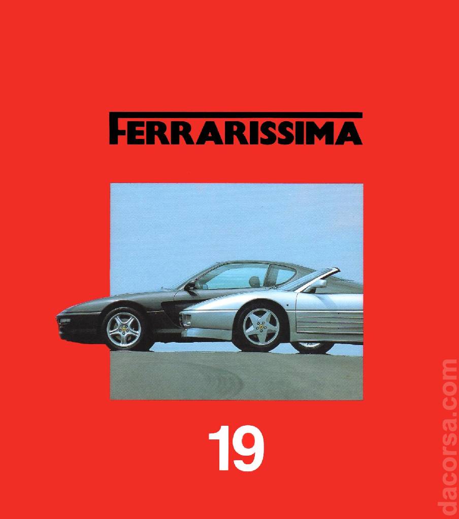 Cover of Ferrarissima issue 19, %!s(<nil>)