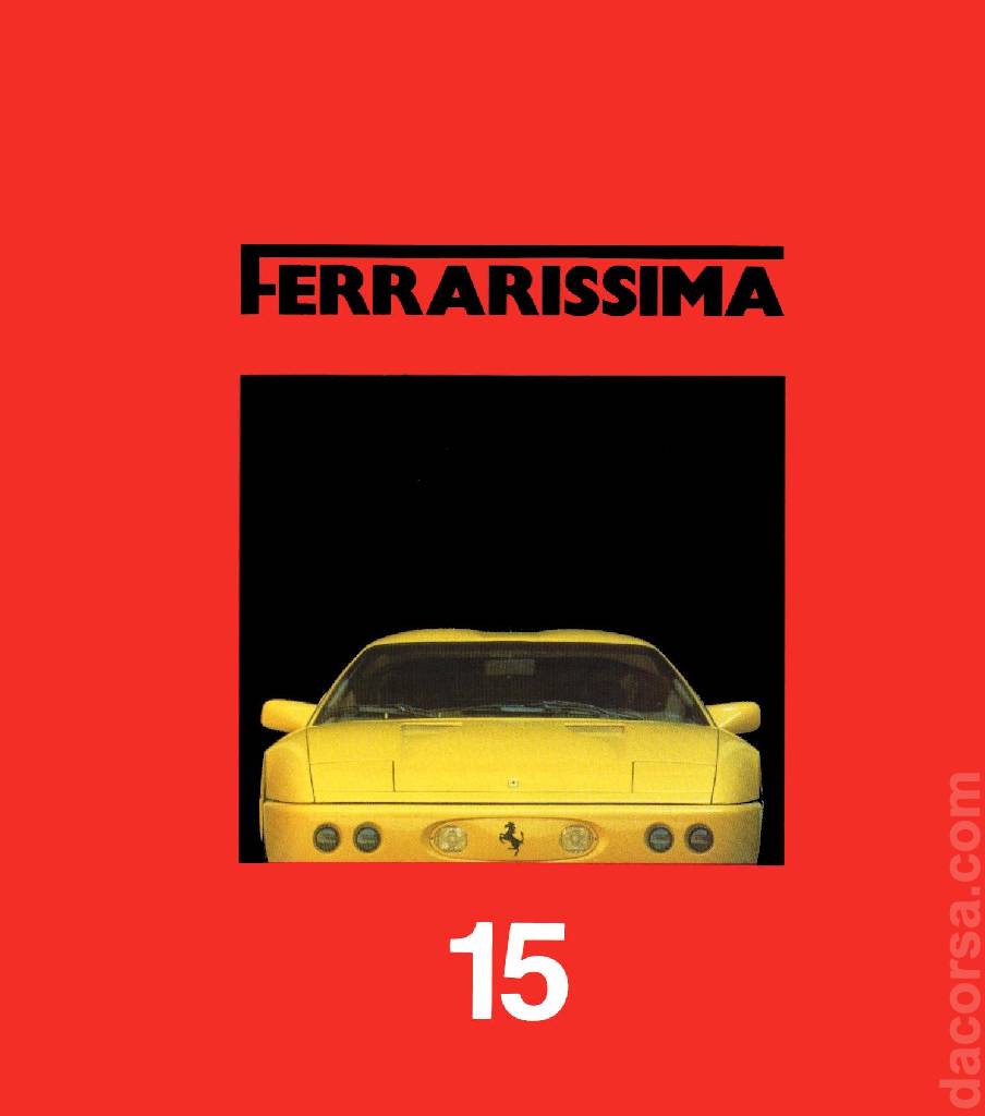 Cover of Ferrarissima issue 15, %!s(<nil>)
